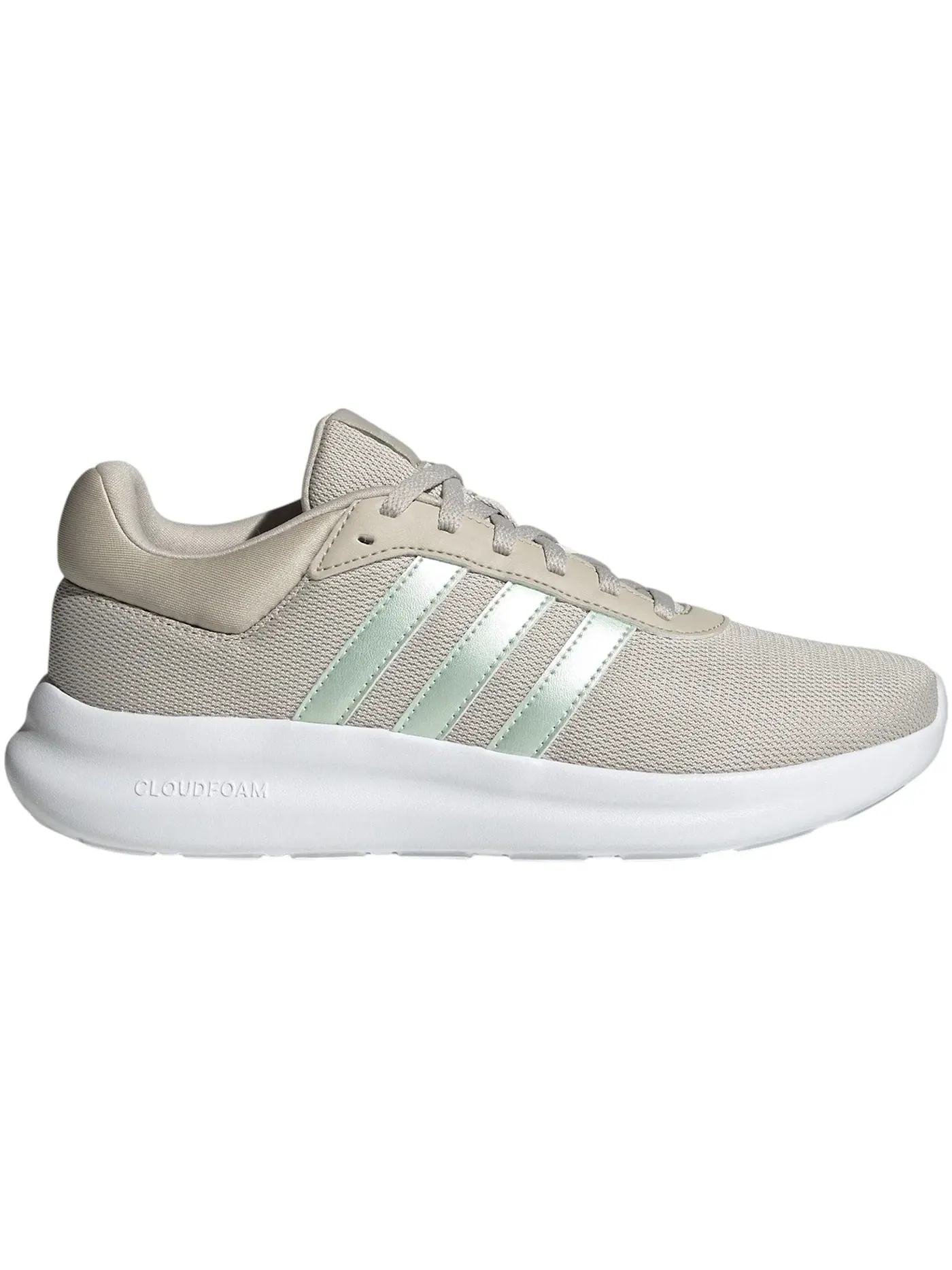 Женские кроссовки для повседневной носки Adidas Lite Racer 4.0 — изображение 1 из 1, зеленый/серый