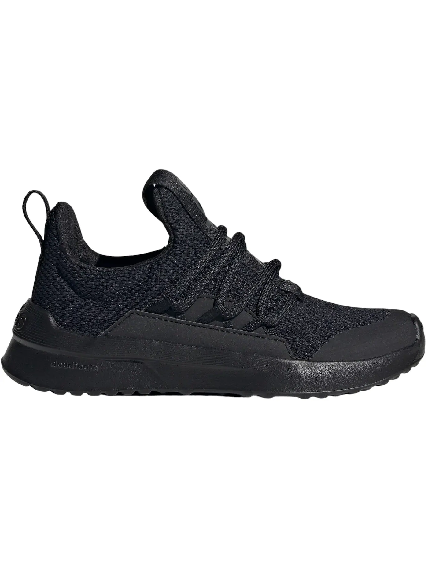 Детские кроссовки для мальчиков с сетчатым верхом Adidas Lite Racer Adapt 5.0 — изображение 1 из 1, черный черный серый