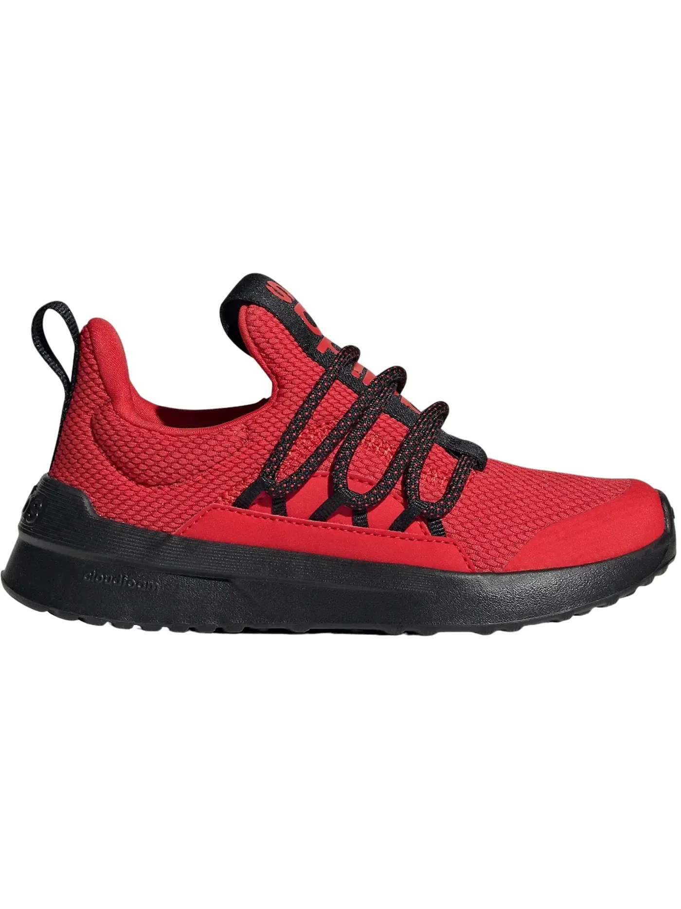 Детские кроссовки для мальчиков без шнурков Adidas Lite Racer Adapt 5.0 — изображение 1 из 1, красный/красный/черный