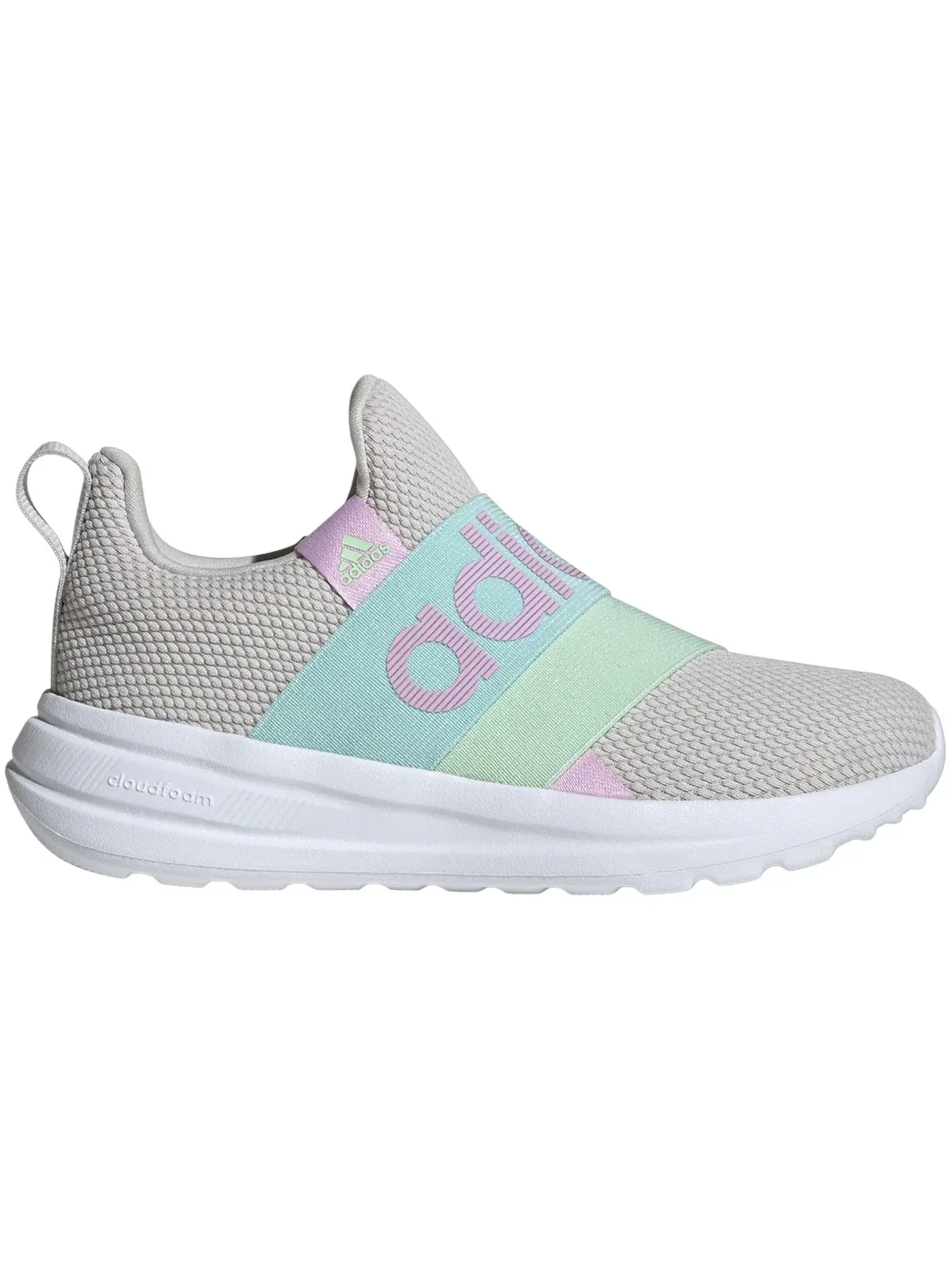 Детские кроссовки Lifestyle Lite Racer Adapt 6.0 Adidas — изображение 1 из 1, серый//голубой