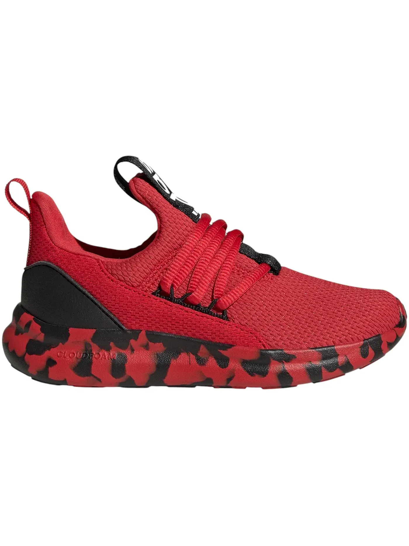 Детские кроссовки для мальчиков с закрытой пяткой Adidas Lite Racer Adapt 7.0 — изображение 1 из 1, черный белый