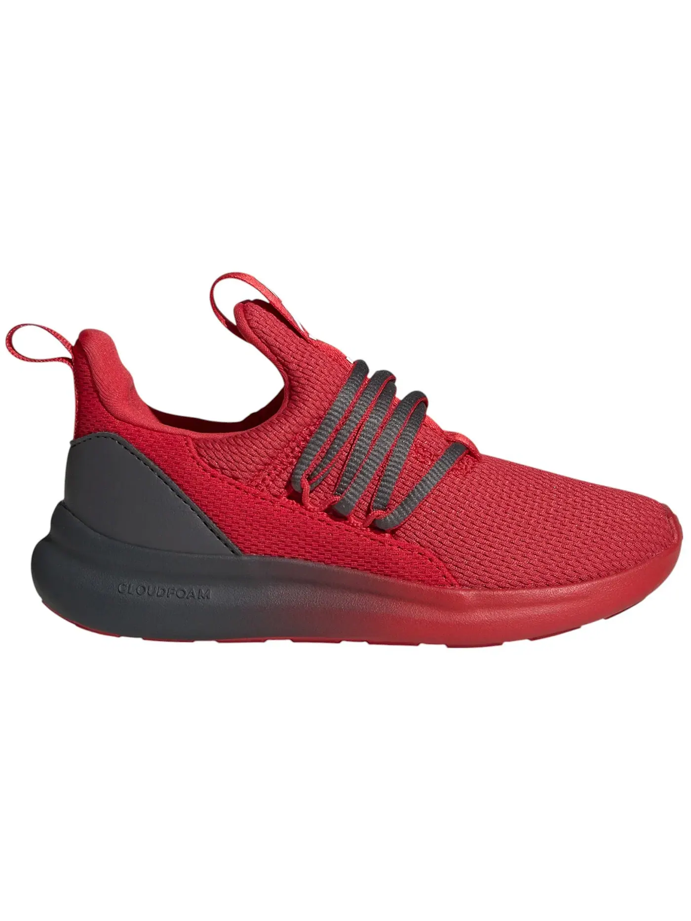 Детские кроссовки Lifestyle с длинным шнурком Adidas Lite Racer Adapt 7.0 — изображение 1 из 1, серый белый