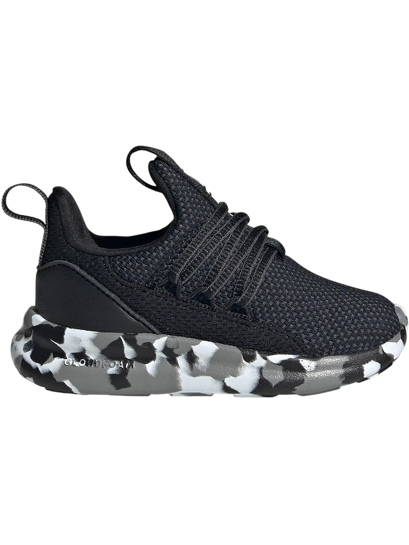 Детские кроссовки lifestyle с шнуровкой Adidas Lite Racer Adapt 7.0 — изображение 1 из 1, черный черный серый