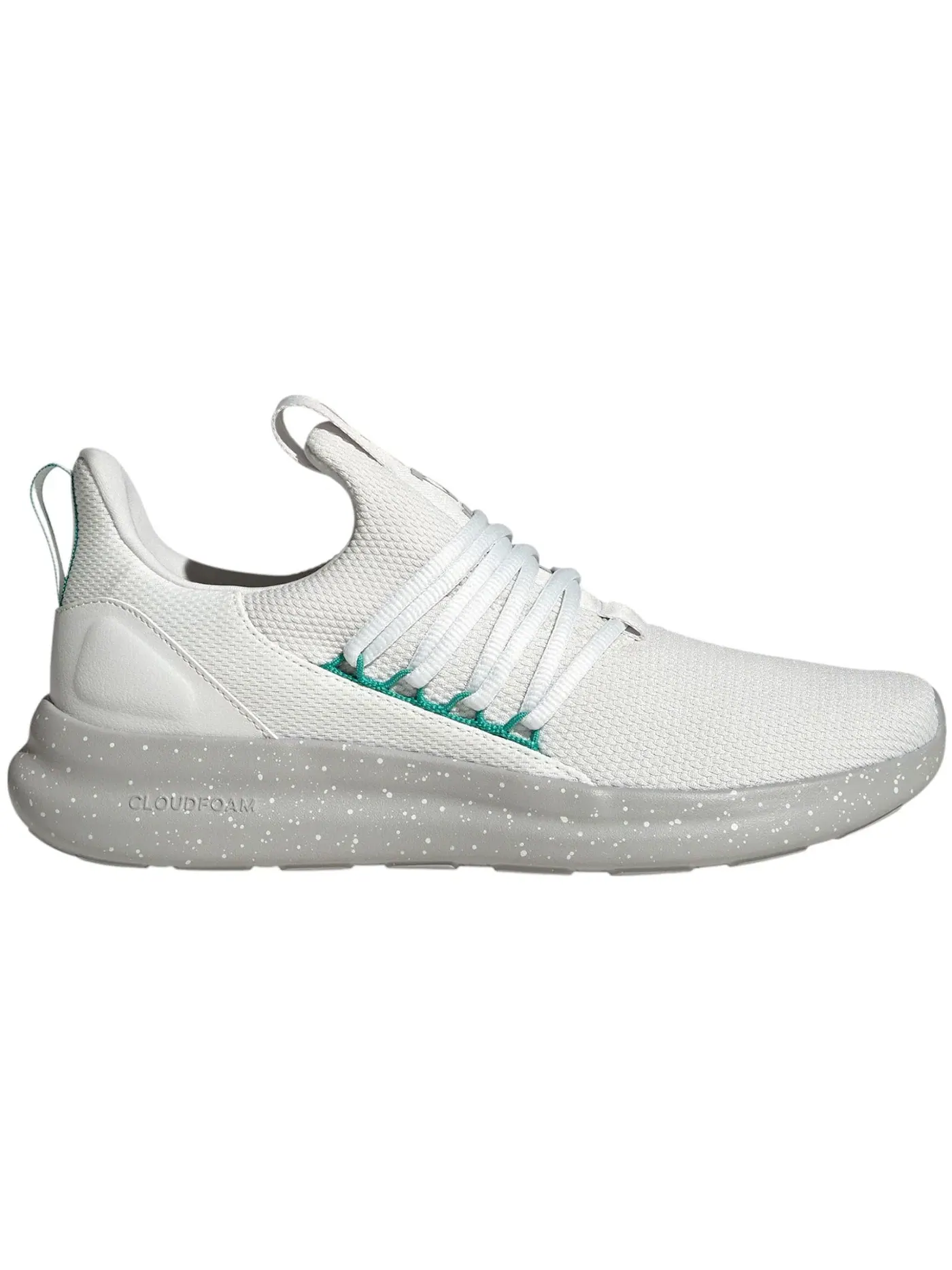 Мужские кроссовки Lifestyle с системой шнуровки Adapt Adidas Lite Racer Adapt 7.0 — изображение 1 из 1, белый серый