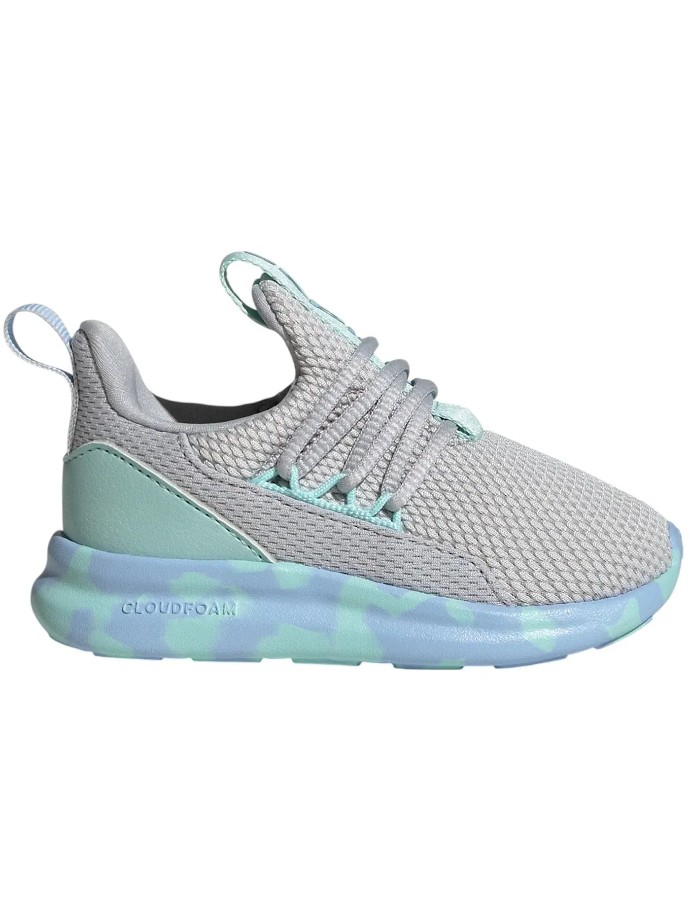 Детские кроссовки Lifestyle с подсветкой Adidas Lite Racer Adapt 7.0 — изображение 1 из 1, синий/серый/голубой