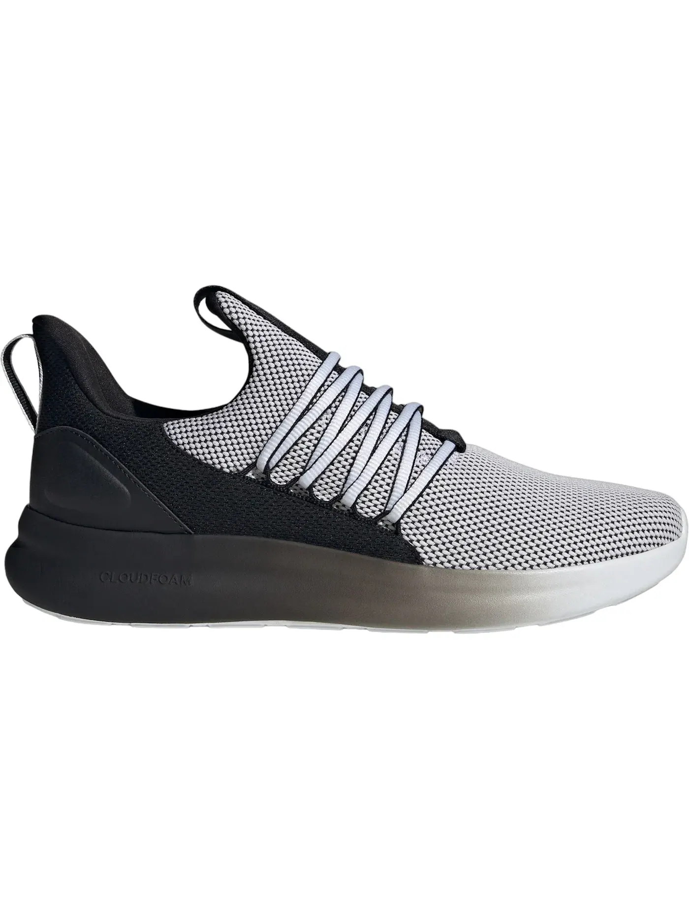 Мужские кроссовки для повседневной носки Adidas Lite Racer Adapt 7.0 Wide — изображение 1 из 1, белый черный белый