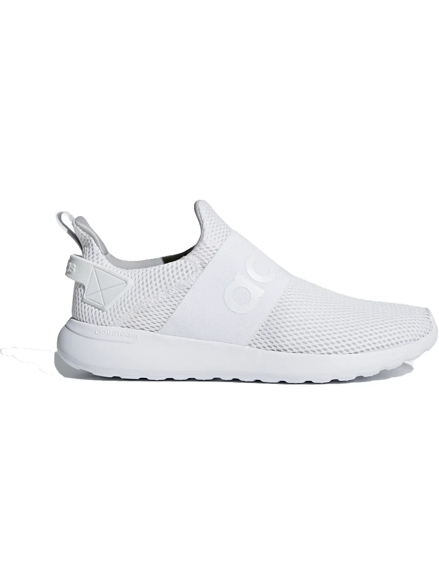 Мужские кроссовки Lifestyle с длинным шнурованием Adidas Lite Racer Adapt — изображение 1 из 1, белый/белый/серый
