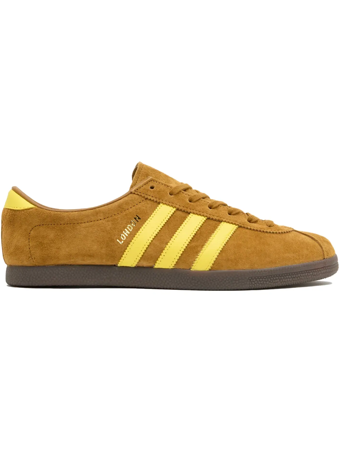 Мужские кроссовки lifestyle Adidas London — изображение 1 из 1, коричневый/желтый