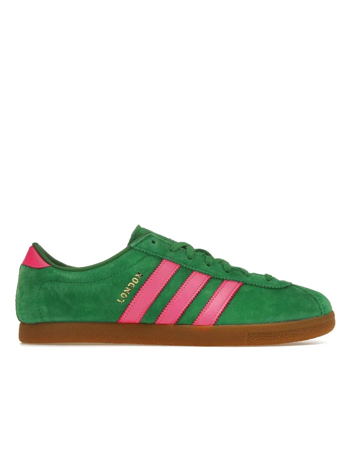 Мужские кроссовки Lifestyle Adidas London — изображение 1 из 4, зеленый/розовый