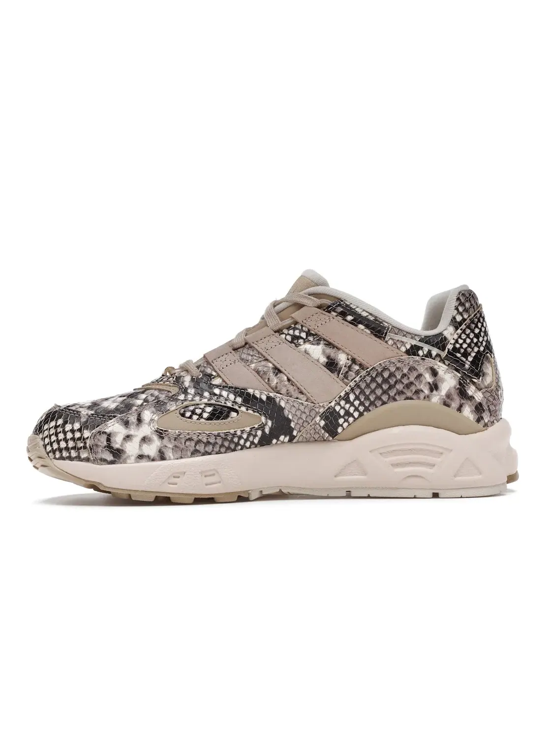 Мужские кроссовки с принтом змеиной кожи Adidas LXCON 94 — изображение 3 из 4, черный//бледный