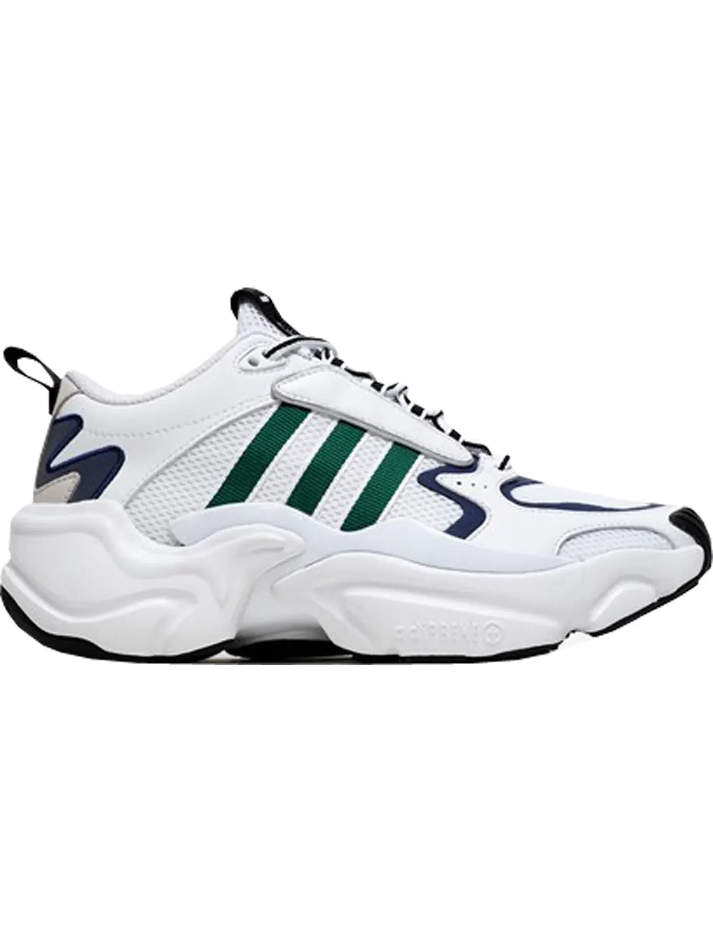 Женские кроссовки Lifestyle Adidas Magmur Runner — изображение 1 из 1, белый/зеленый/синий