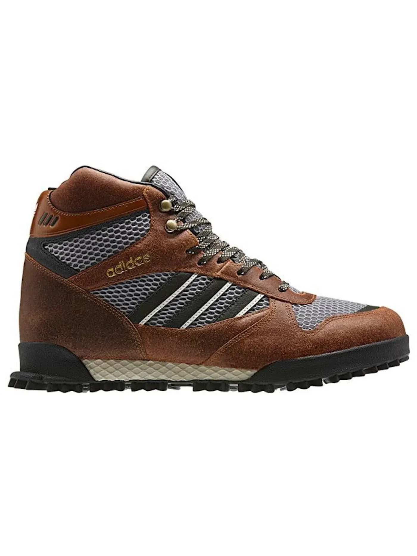 Мужские кроссовки Lifestyle Adidas Marathon TR Mid David Beckham Sand Storm — изображение 1 из 1, коричневый/серый/черный