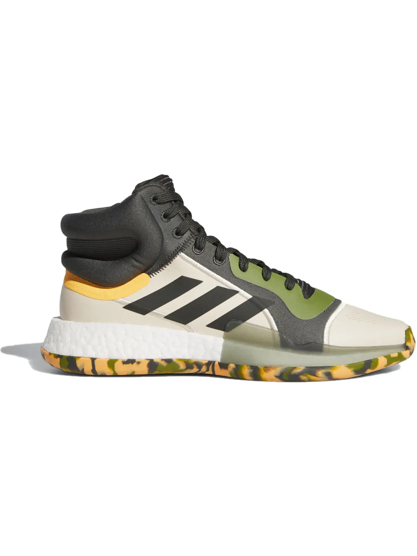 Мужские кроссовки с камуфляжной подошвой Adidas Marquee Boost, Legend Earth/Legend Earth/Linen — изображение 1 из 1