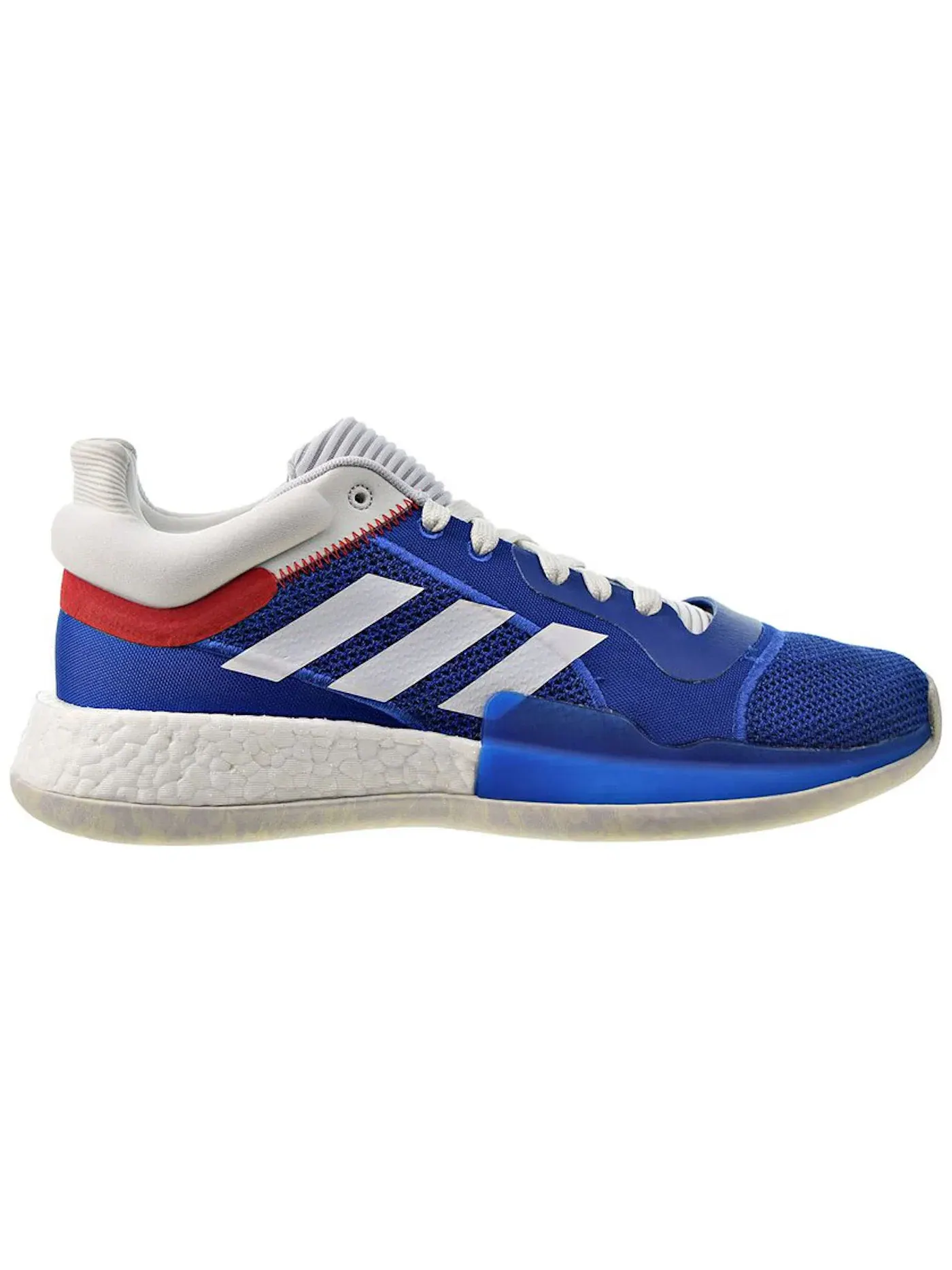 Мужские кроссовки для баскетбола Adidas Marquee Boost — изображение 1 из 1, белый/синий