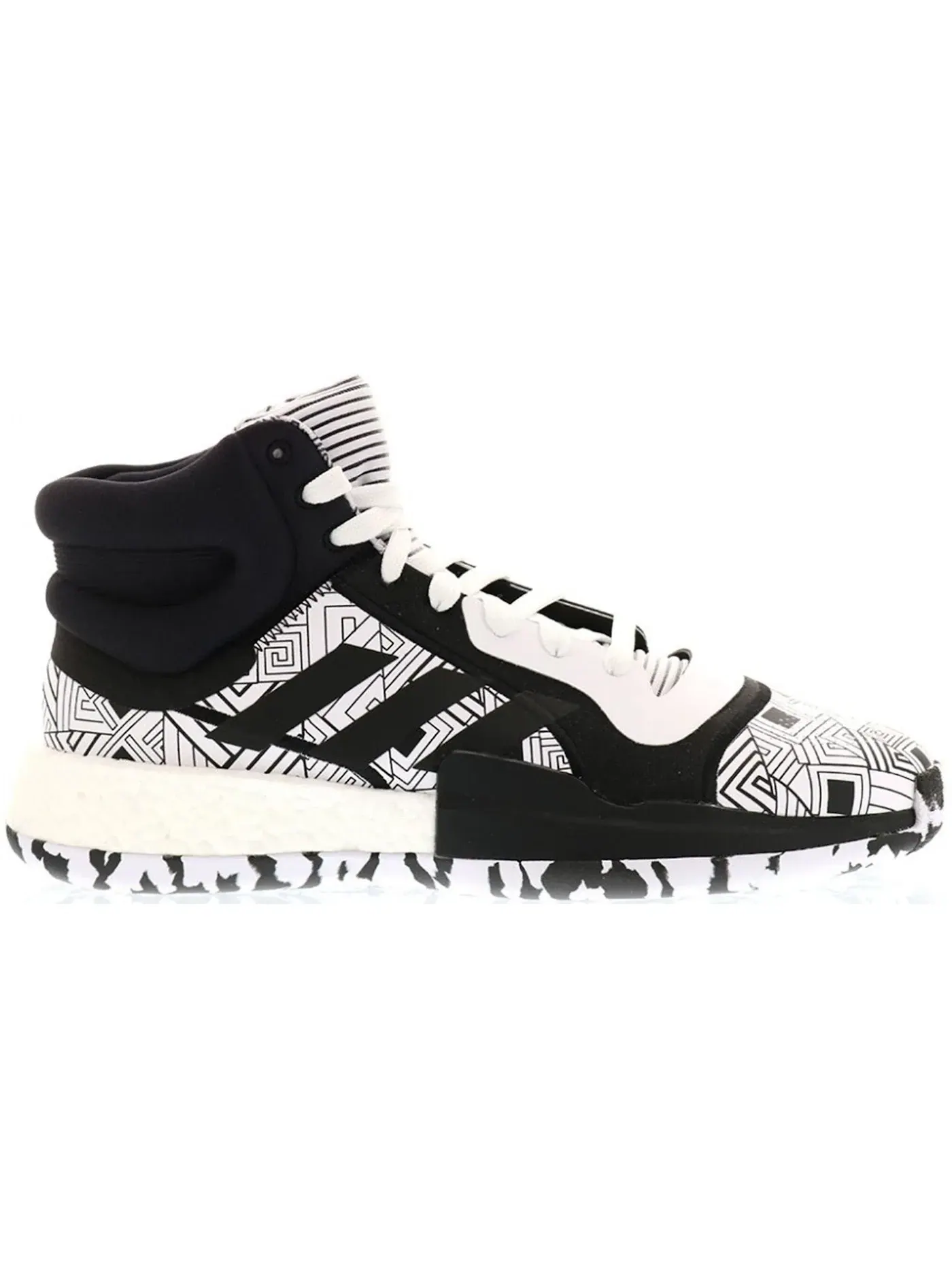 Мужские кроссовки для баскетбола Adidas Marquee Boost — изображение 1 из 1, черный/белый/черный