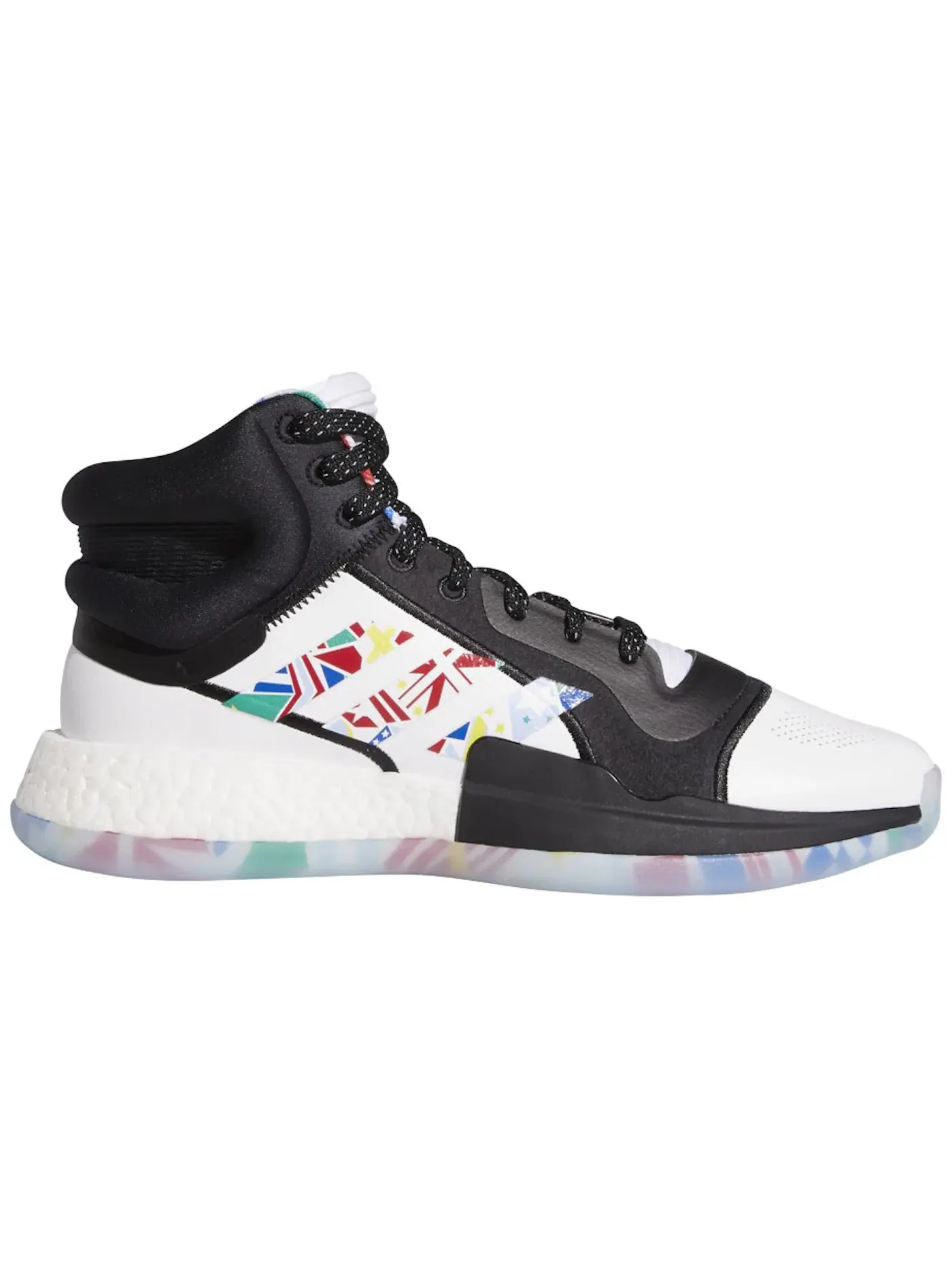 Мужские кроссовки для баскетбола Adidas Marquee Boost — изображение 1 из 1, белый/черный
