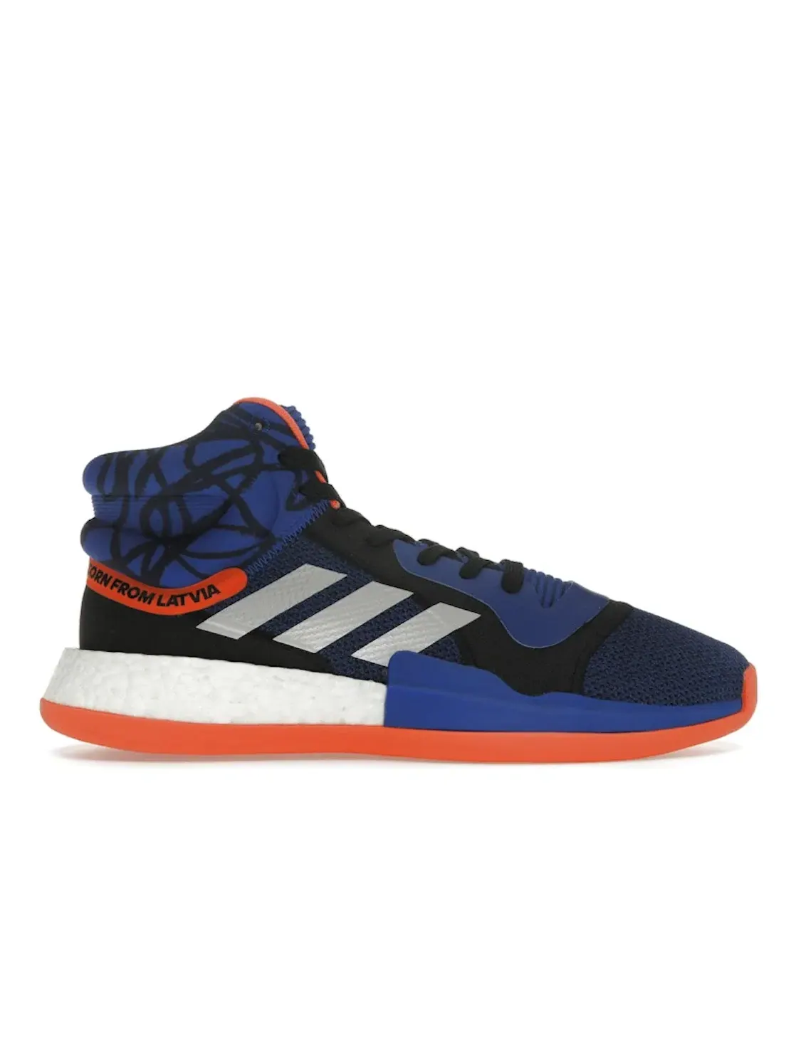 Мужские кроссовки для баскетбола Adidas Marquee Boost — изображение 1 из 4, черный/оранжевый