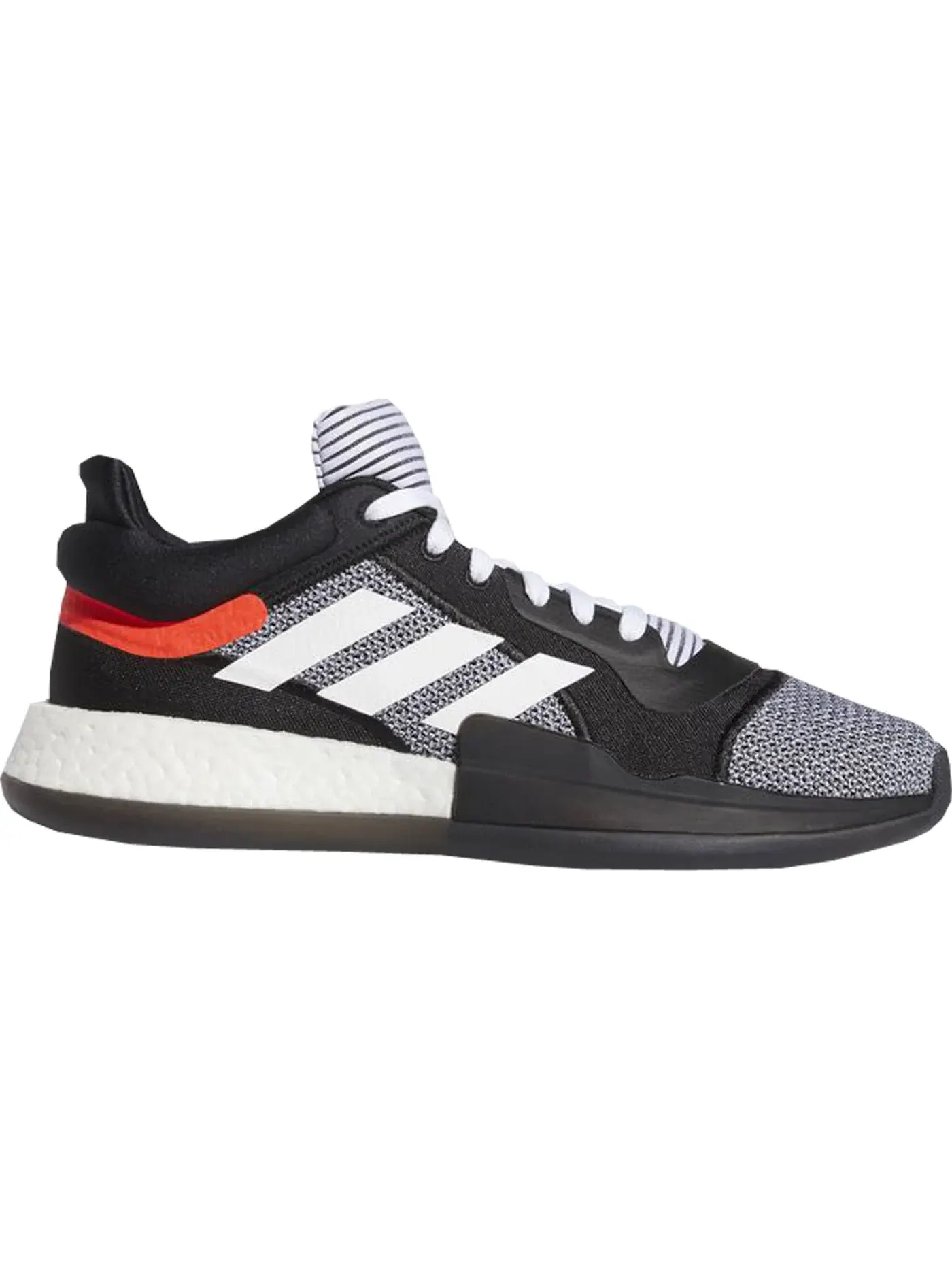 Мужские кроссовки для баскетбола Adidas Marquee Boost Low — изображение 1 из 1, черный/белый/красный