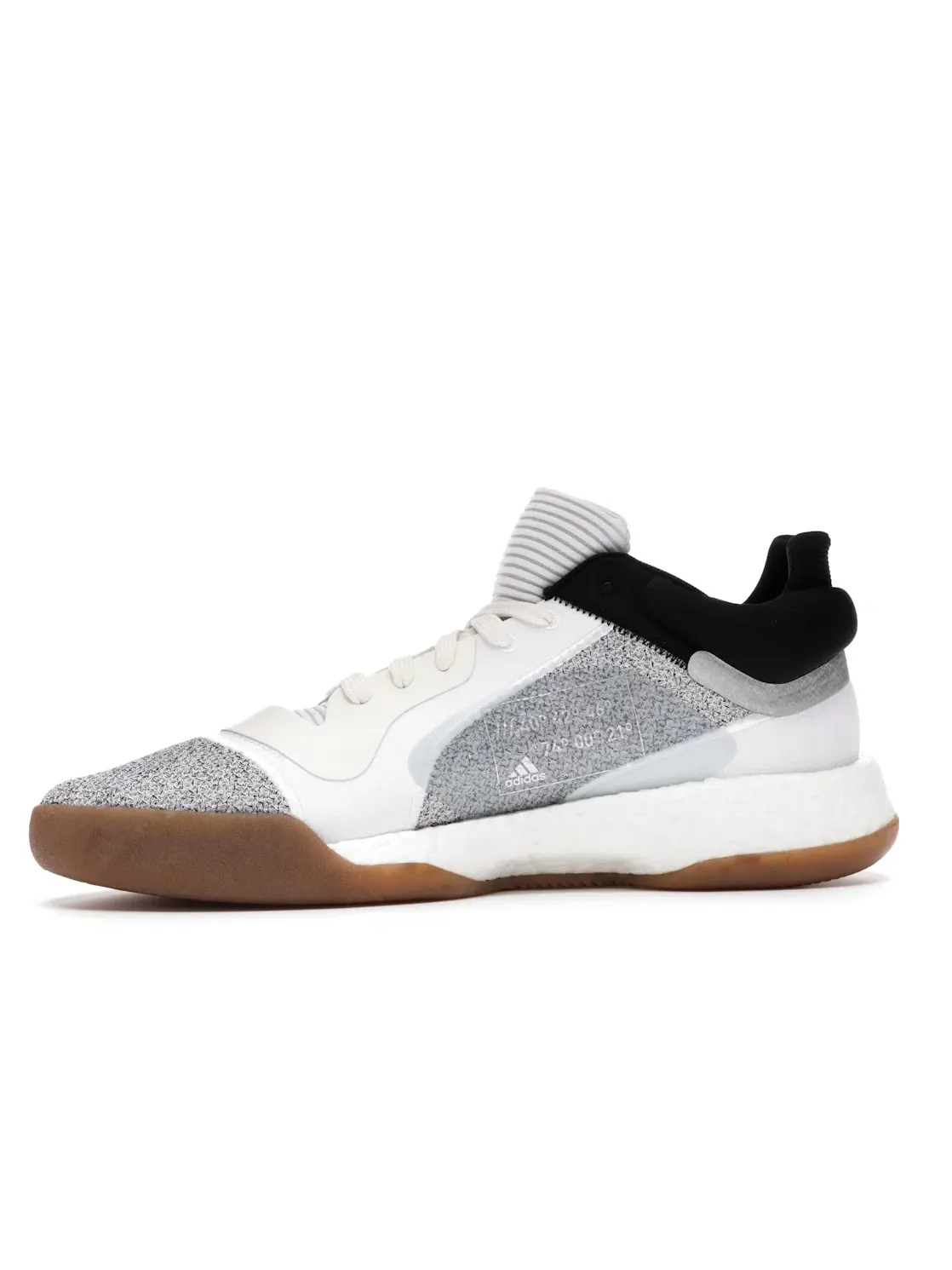 Мужские кроссовки для баскетбола Adidas Marquee Boost Low — изображение 3 из 4, белый/белый/черный
