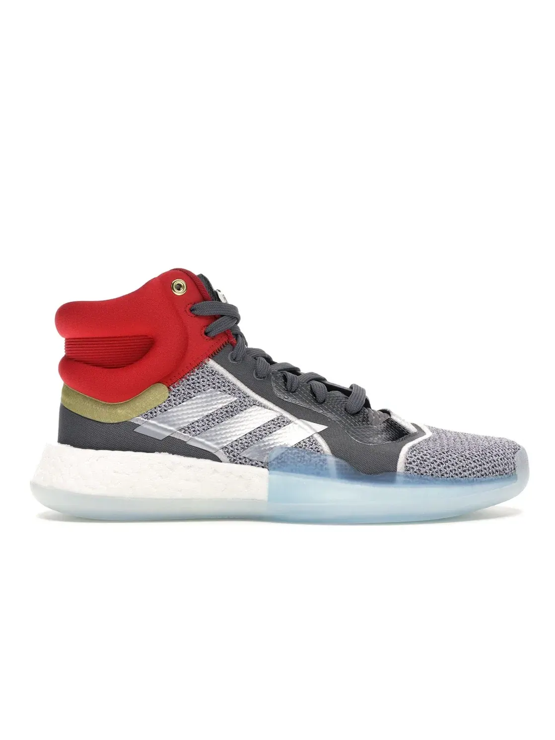 Мужские кроссовки для баскетбола с принтом Adidas Marquee Boost Mid — изображение 1 из 4