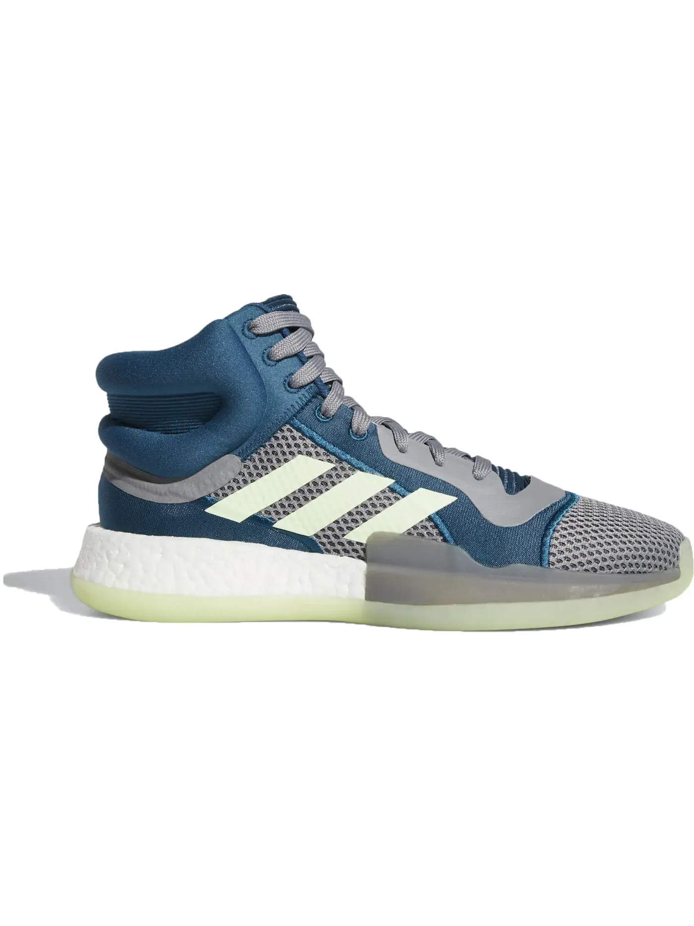 Мужские кроссовки для баскетбола Adidas Marquee Boost — изображение 1 из 1, зеленый серый