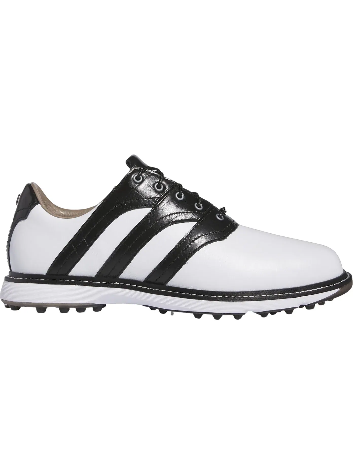 Мужские кроссовки для гольфа Adidas MC Z-Traxion Spikeless Golf — изображение 1 из 1, белый черный металлик