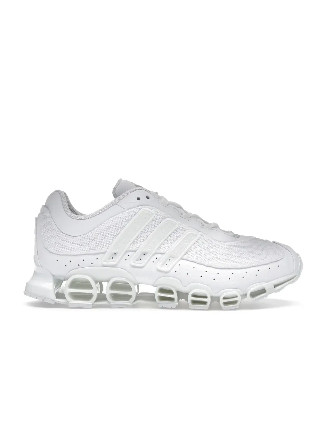 Мужские кроссовки Lifestyle с сетчатым верхом Adidas Megaride — изображение 1 из 4, белый/белый/серый