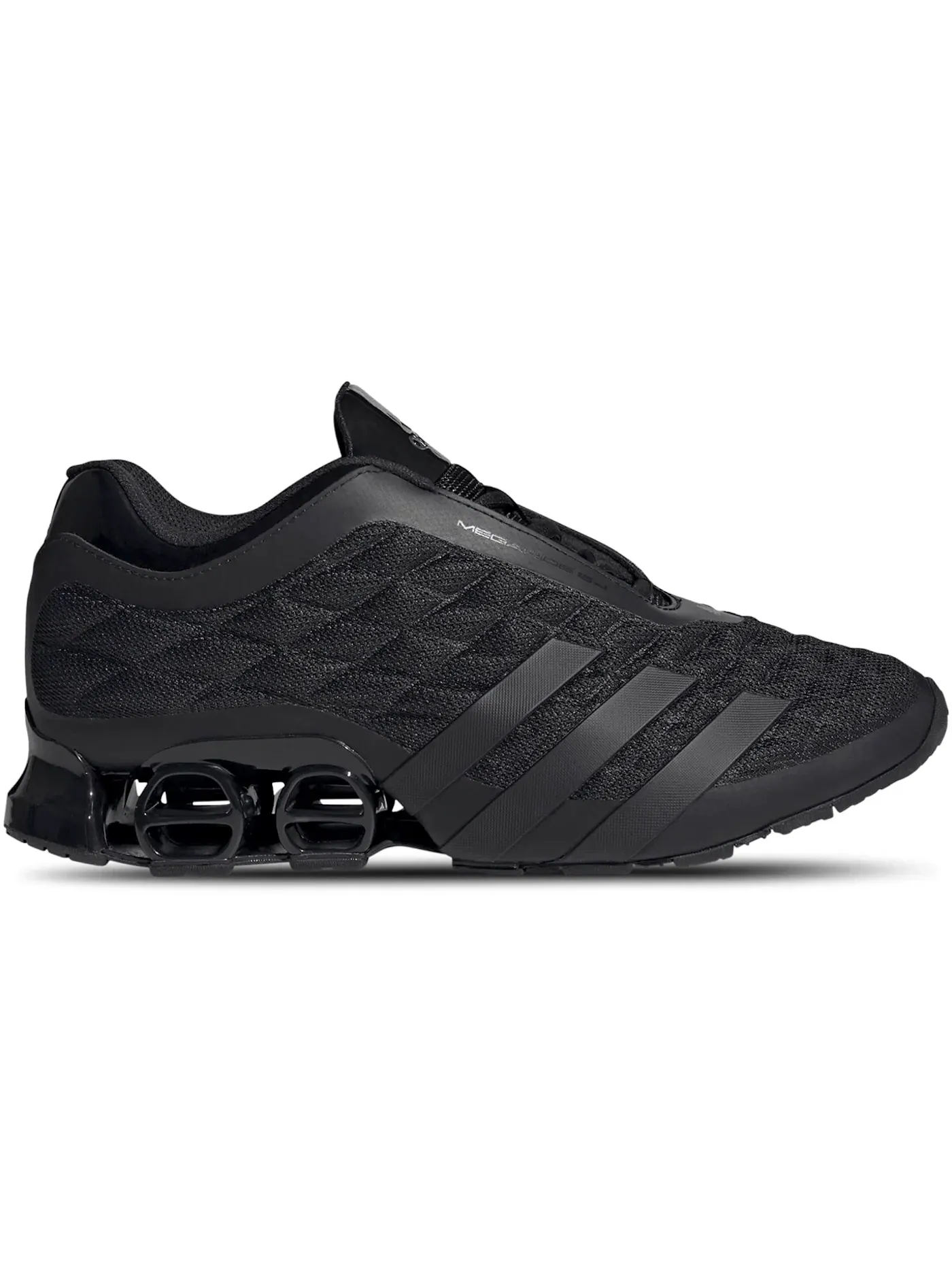 Мужские кроссовки Lifestyle с подошвой Megaride Adidas — изображение 1 из 1, черный/черный/металлик