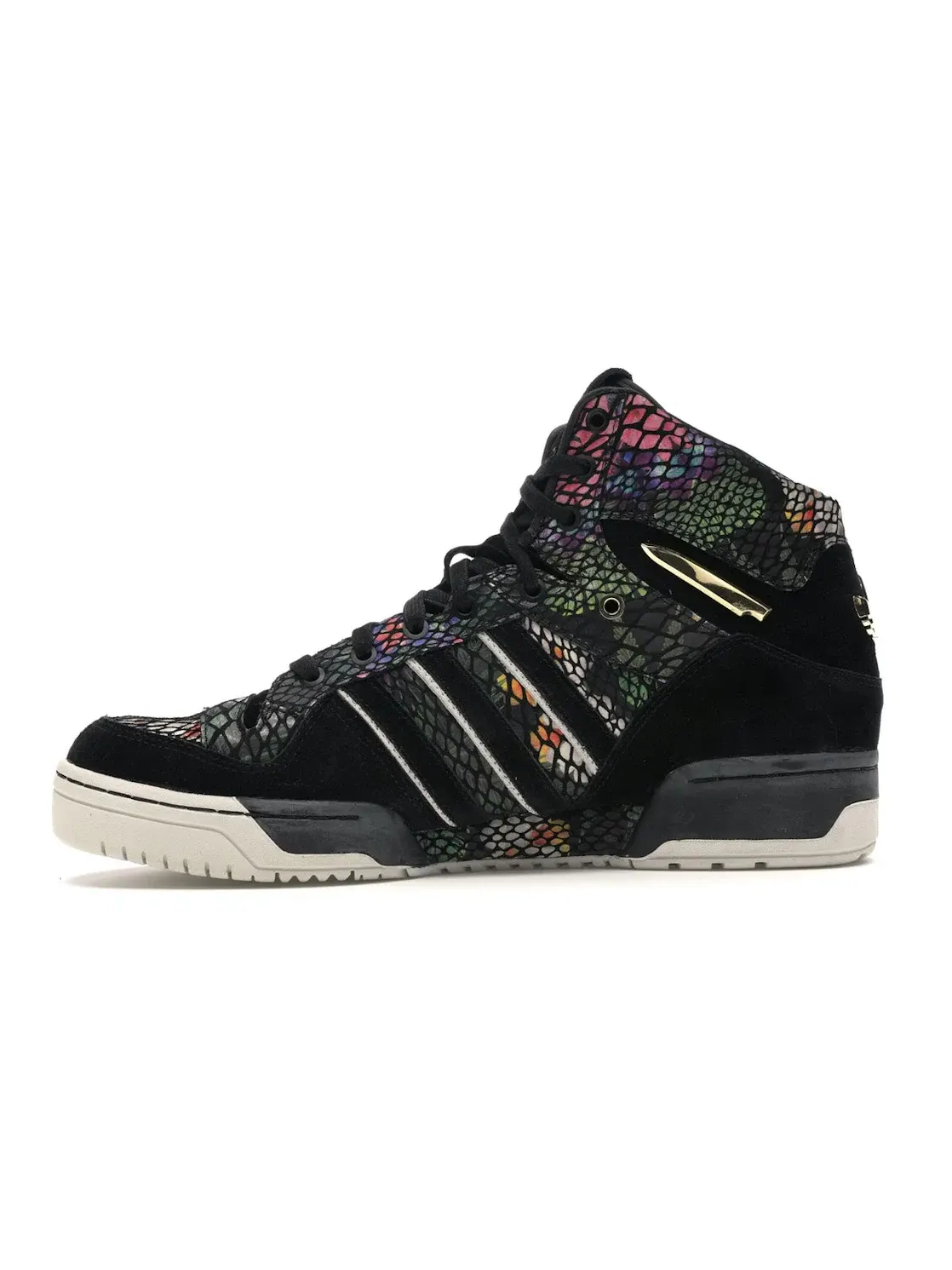 Мужские кроссовки Lifestyle с принтом Adidas Metro Attitude Adidas — изображение 3 из 4, черный/золотистый