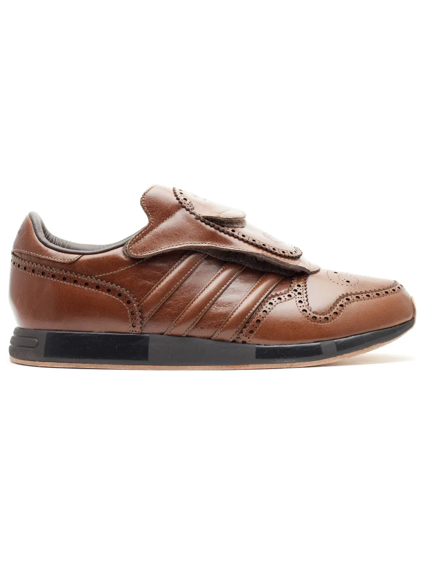 Мужские кроссовки Lifestyle Adidas Micropacer Lux, Leather/Espresso/Wheat — изображение 1 из 1