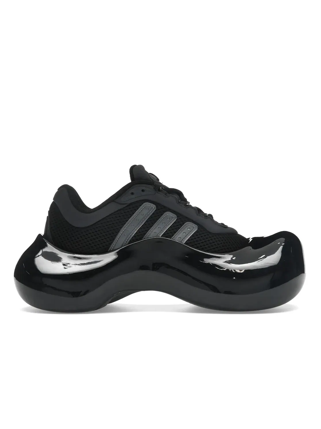 Женские кроссовки Lifestyle Moonrubber Megaride Adidas — изображение 1 из 4, черный/черный/черный