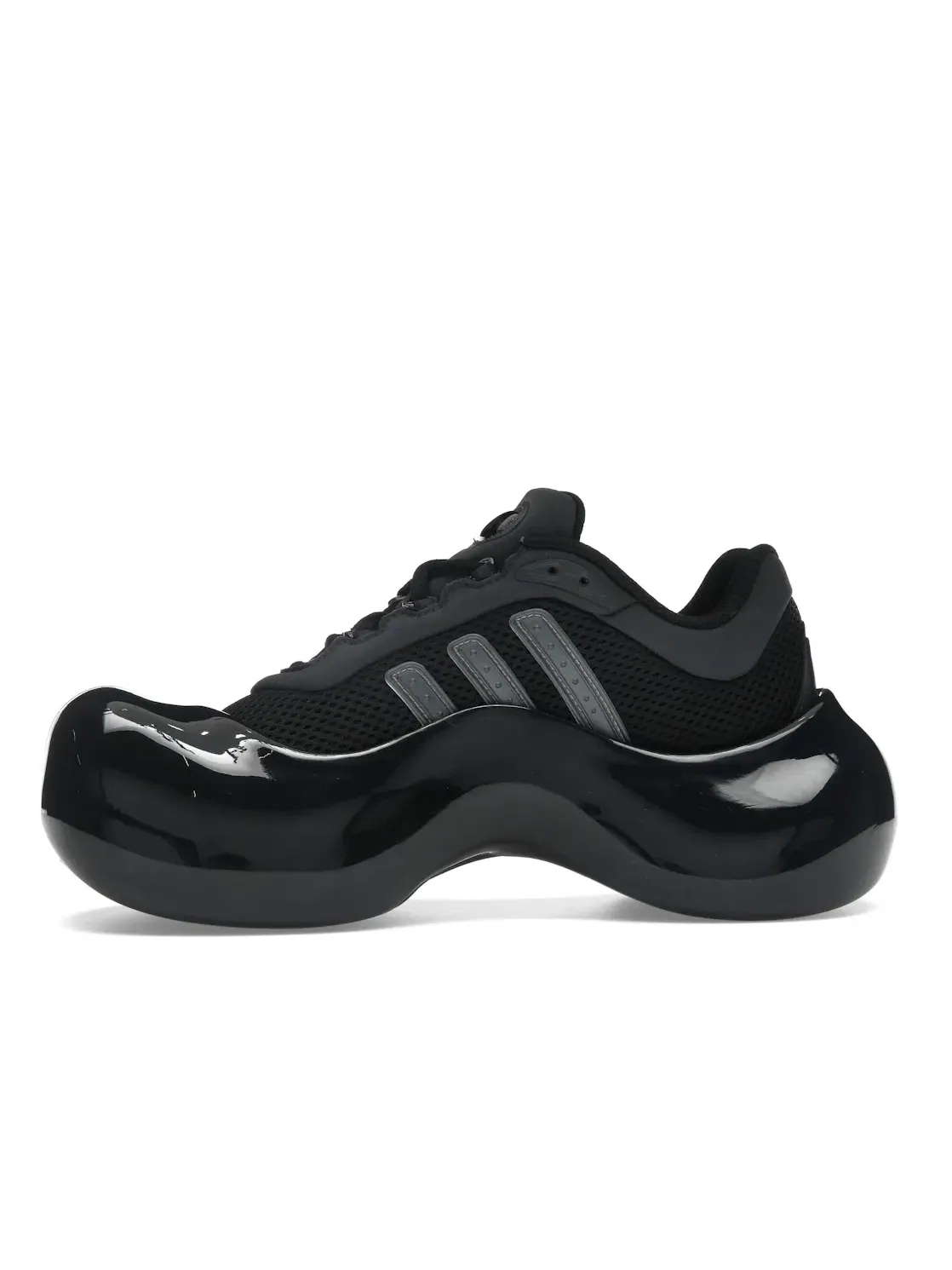 Женские кроссовки Lifestyle Moonrubber Megaride Adidas — изображение 3 из 4, черный/черный/черный