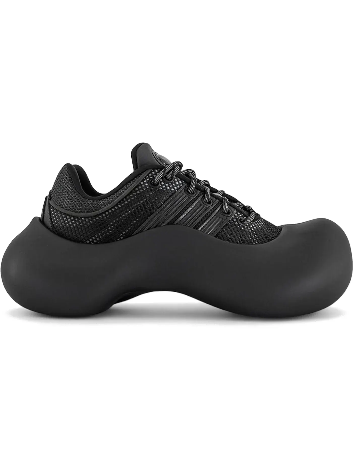 Женские кроссовки Lifestyle Moonrubber Megaride Adidas — изображение 1 из 1, черный/черный/серый