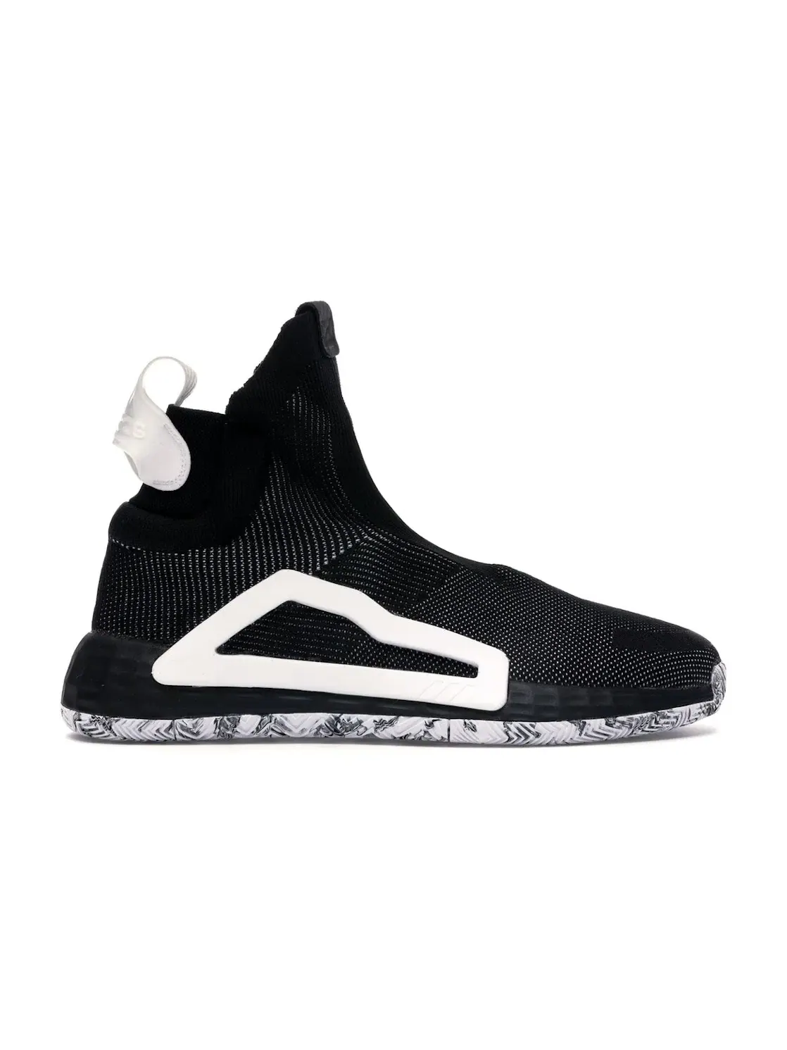 Мужские кроссовки с бесшнуровкой N3xt L3v3l Adidas — изображение 1 из 4, черный белый черный