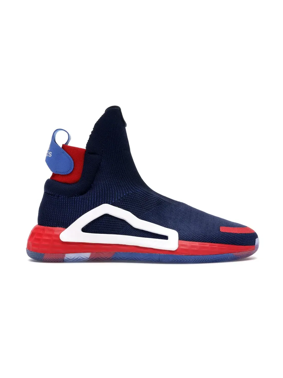 Мужские баскетбольные кроссовки без шнуровки Adidas N3xt L3v3l Marvel Captain America — изображение 1 из 4, темно-синий/белый