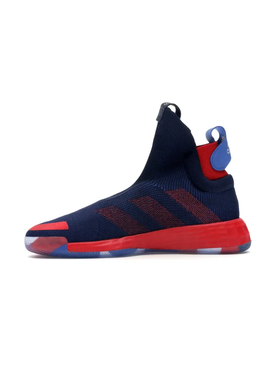 Мужские баскетбольные кроссовки без шнуровки Adidas N3xt L3v3l Marvel Captain America — изображение 3 из 4, темно-синий/белый