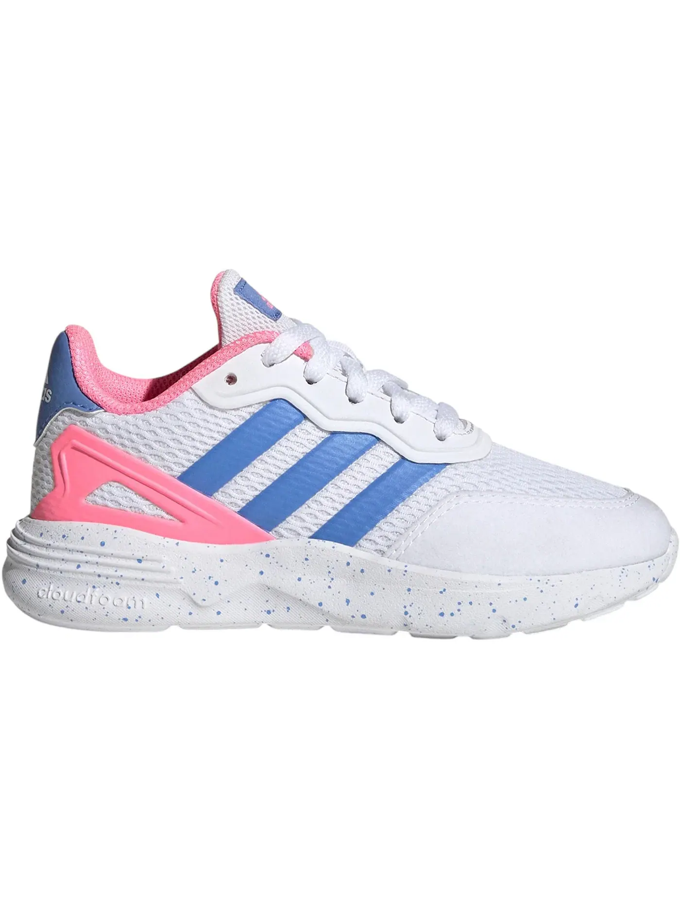Детские кроссовки Lifestyle Adidas Nebzed — изображение 1 из 1, белый синий розовый