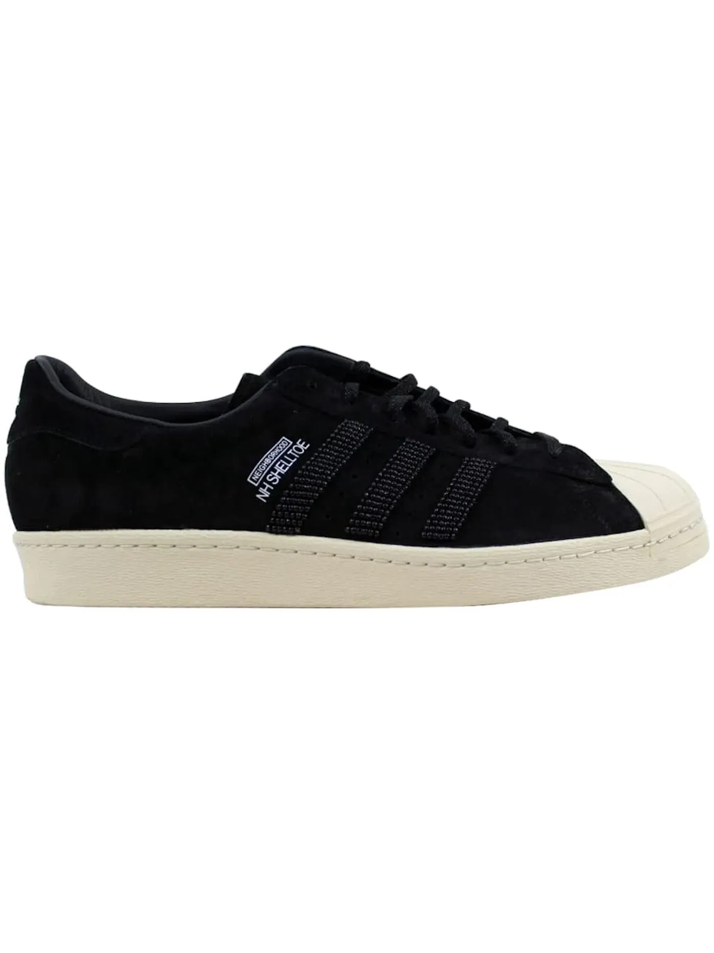 Мужские кроссовки Lifestyle с замшевыми вставками Adidas Nh Shelltoe Sneakers — изображение 1 из 1, черный/черный