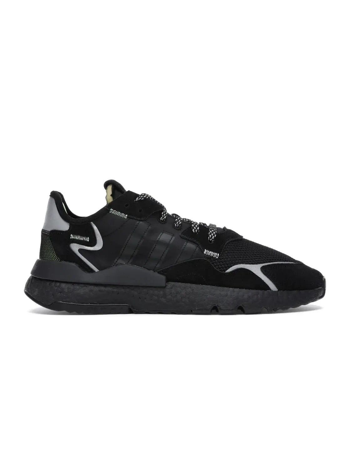 Мужские кроссовки с отражающими элементами Nite Jogger Adidas — изображение 1 из 4, черный черный черный