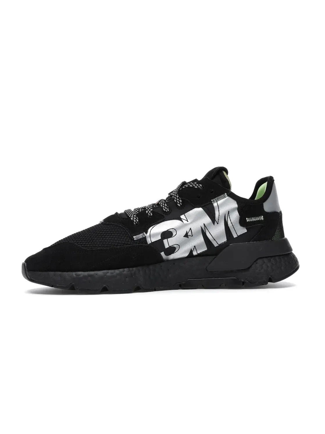 Мужские кроссовки с отражающими элементами Nite Jogger Adidas — изображение 3 из 4, черный черный черный