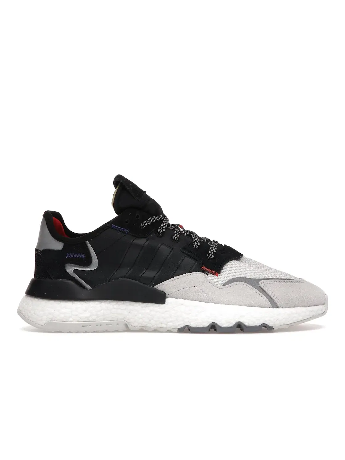 Мужские кроссовки Lifestyle с принтом Adidas Nite Jogger — изображение 1 из 4, черный черный белый