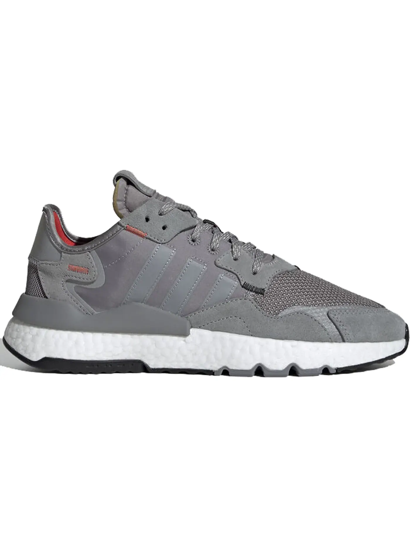 Мужские кроссовки lifestyle Adidas Nite Jogger — изображение 1 из 1, серый/серый/белый
