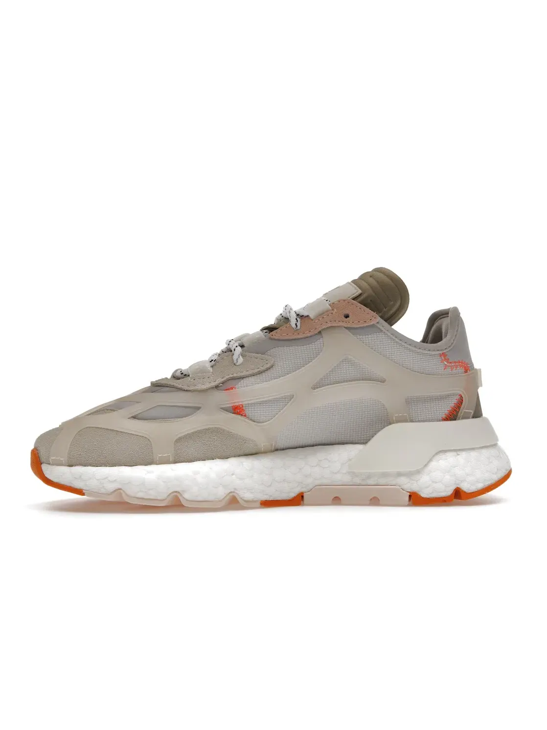 Женские кроссовки Lifestyle с ретро-дизайном Adidas Nite Jogger 7.0 — изображение 3 из 4, светлый серый/белый