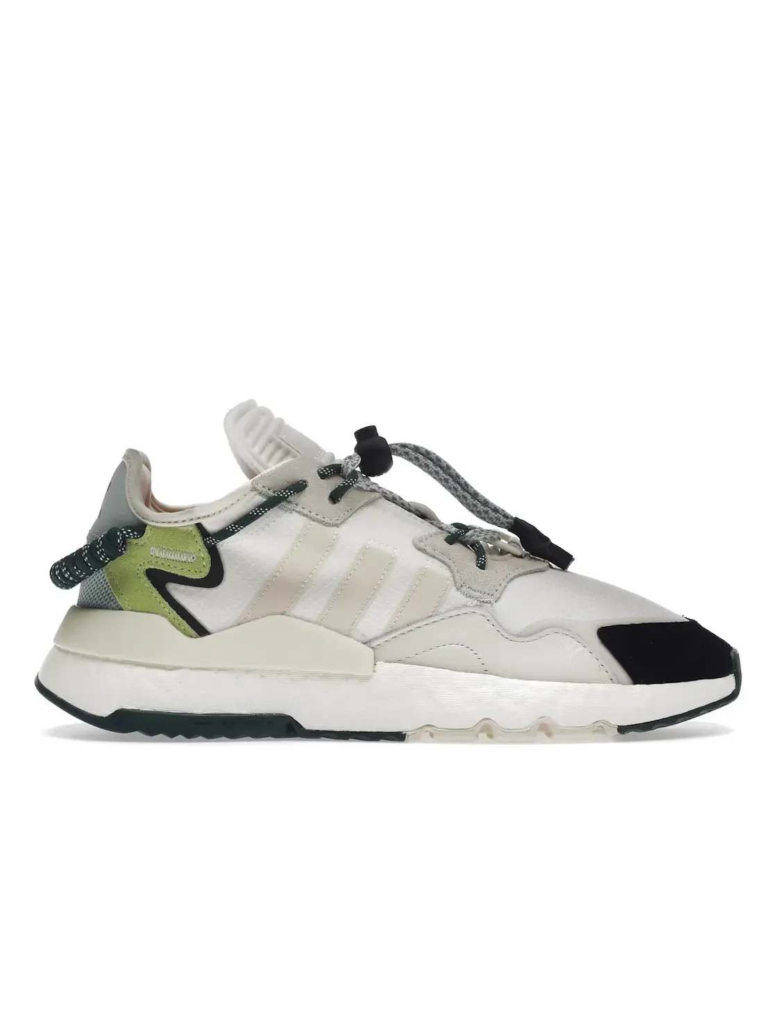 Мужские кроссовки Lifestyle с принтом Adidas Nite Jogger Beyonce Ivy Park Adidas — изображение 1 из 4, белый//темный зеленый
