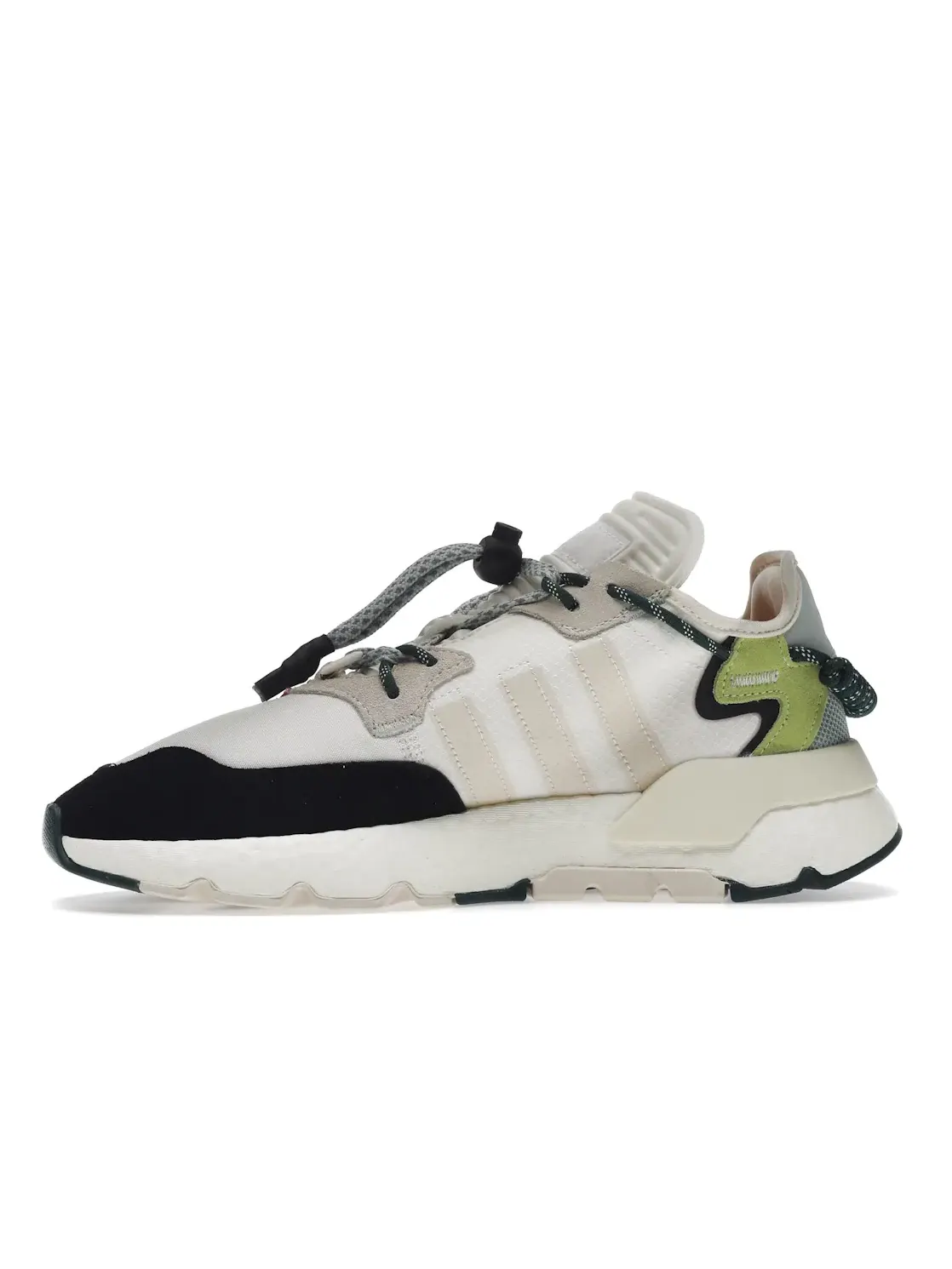 Мужские кроссовки Lifestyle с принтом Adidas Nite Jogger Beyonce Ivy Park Adidas — изображение 3 из 4, белый//темный зеленый