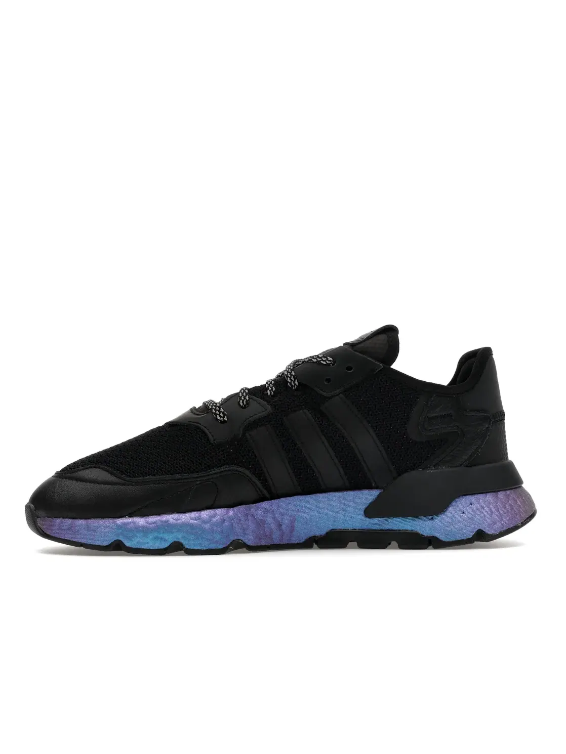 Мужские кроссовки Lifestyle с амортизацией Adidas Nite Jogger — изображение 3 из 4, черный черный