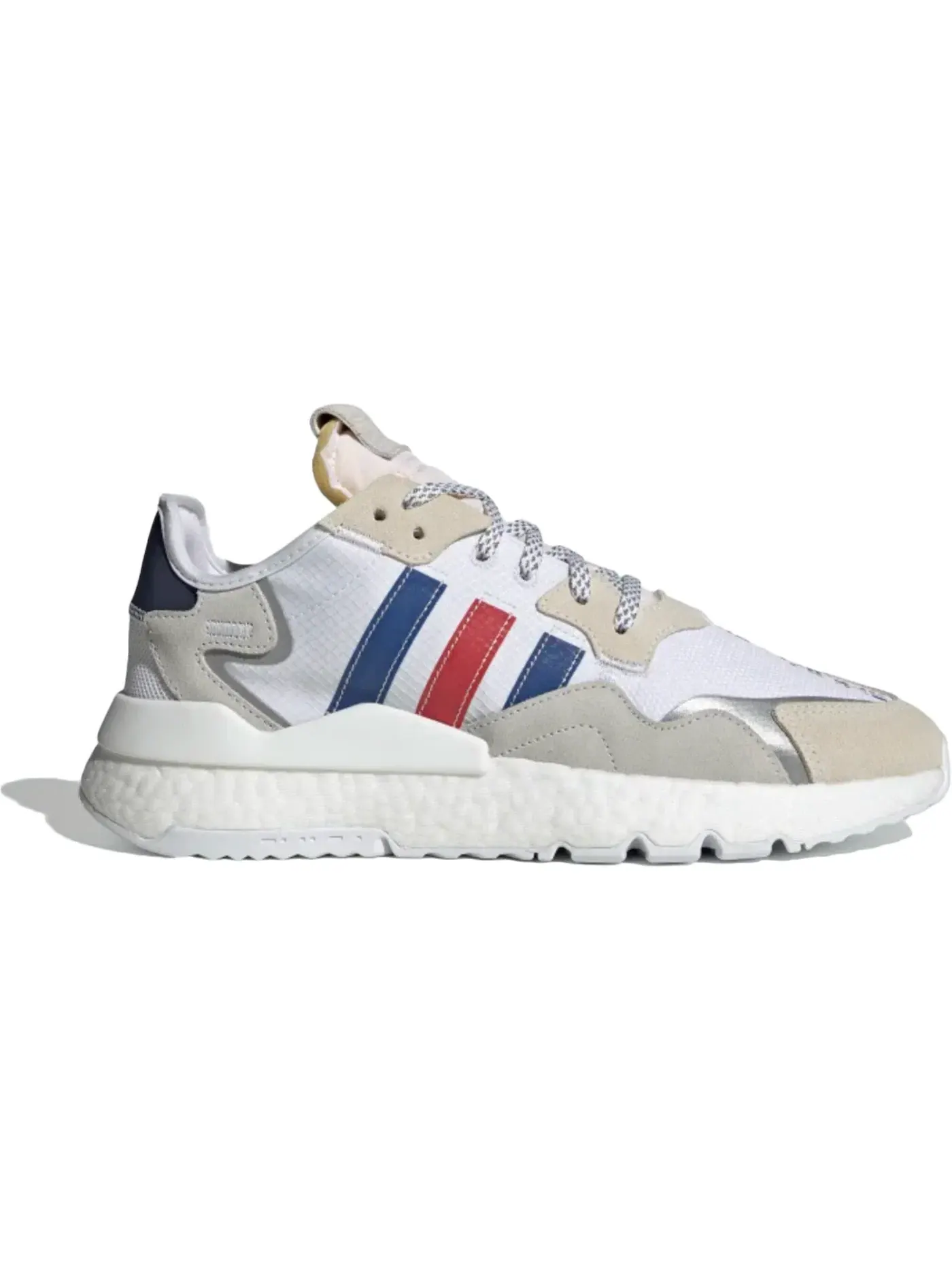 Мужские кроссовки Lifestyle с амортизацией Adidas Nite Jogger — изображение 1 из 1, белый