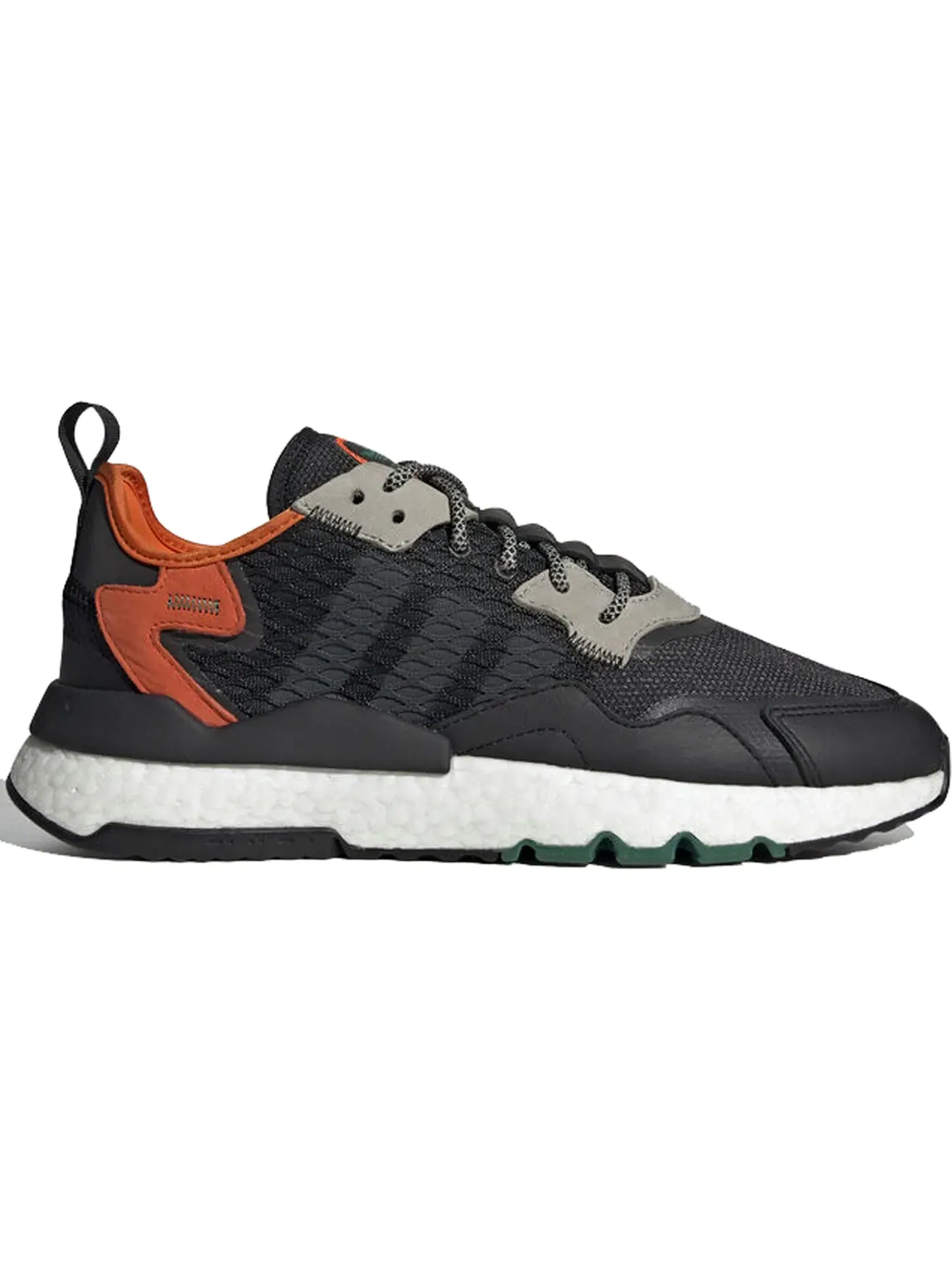 Мужские кроссовки Lifestyle Adidas Nite Jogger — изображение 1 из 1, черный/серый/оранжевый