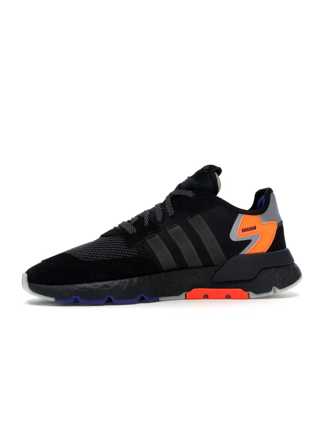 Мужские кроссовки Lifestyle с отражающими элементами Adidas Nite Jogger — изображение 3 из 4, черный//синий