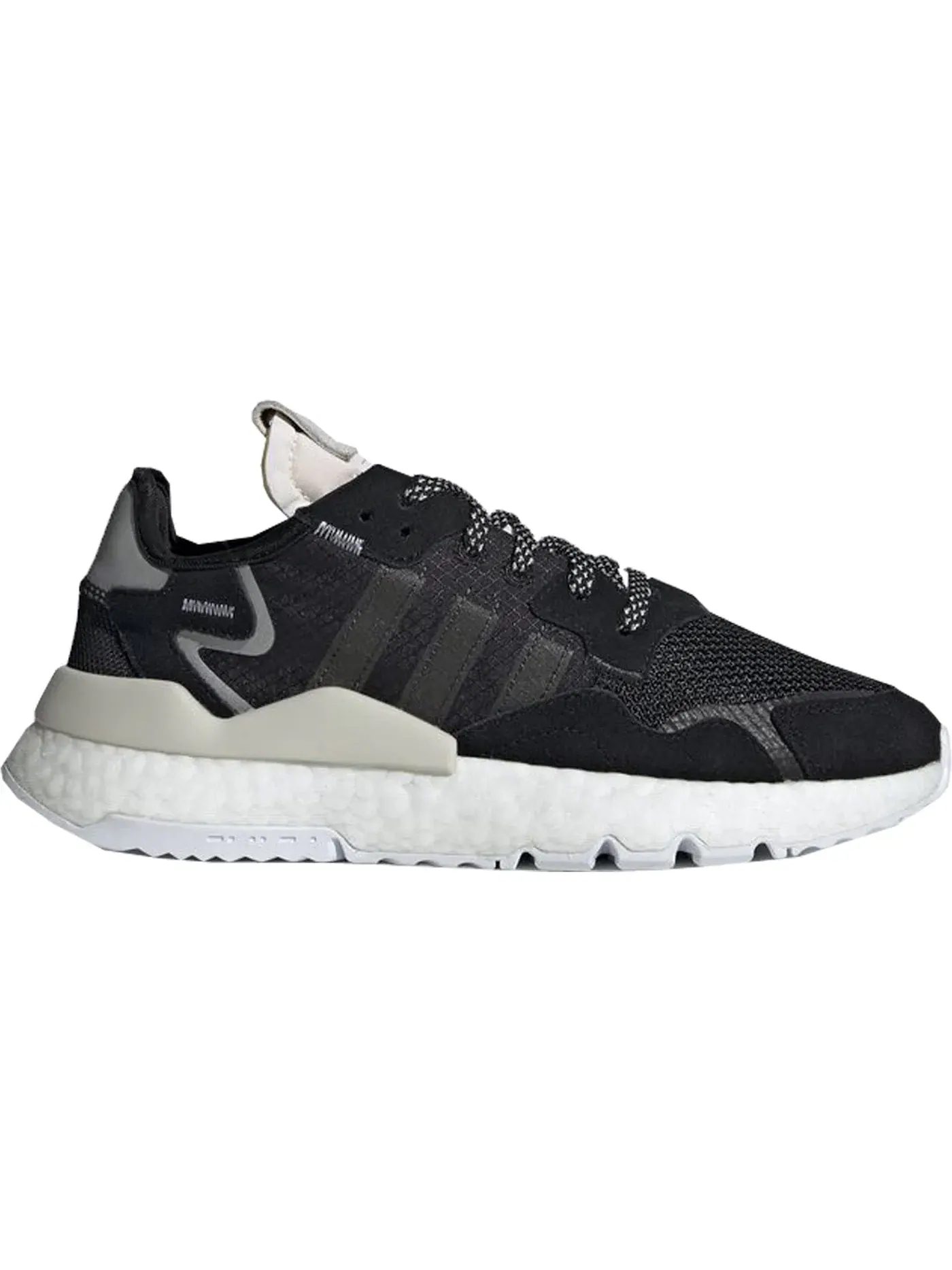 Женские кроссовки Lifestyle Adidas Nite Jogger — изображение 1 из 1, черный//белый